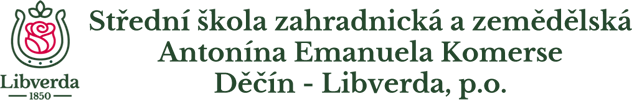 logo Střední škola zahradnická a zemědělská Antonína Emanuela Komerse, Děčín-Libverda, p. o.